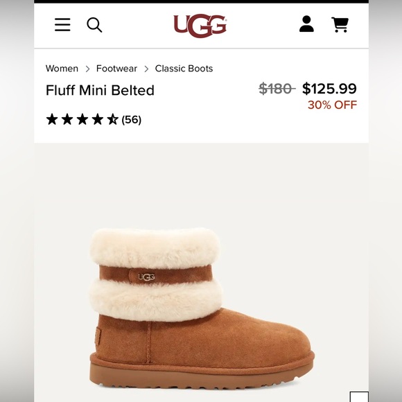 UGG Fluff Mini Belted still on website! - Picture 9 of 9